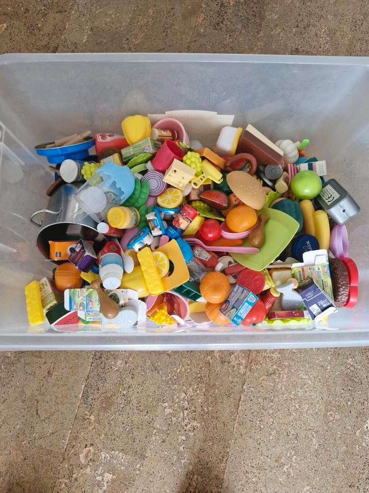Speelgoed Keuken Accessoires - Grote Set, Kinderen en Baby's, Speelgoed | Speelkeukens, Gebruikt, Speelkeuken-accessoire, Kunststof