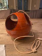 Retro / Vintage Design keramiek Zeldzame Rode Bol- Hangpot, Ophalen of Verzenden