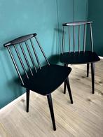 Hay eetkamerstoelen J77 - zwart - twee stuks, Huis en Inrichting, Stoelen, Ophalen, Gebruikt, Twee, Zwart