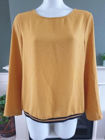 Anna mooie okergele top shirt mt M 38 40 Gratis verzenden beschikbaar voor biedingen