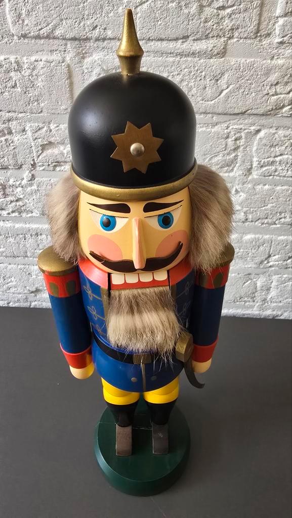 Notenkraker Saksische Ruiter Ertsgebergte Nussknacker Soldat, Antiek en Kunst, Kunst | Beelden en Houtsnijwerken, Ophalen of Verzenden