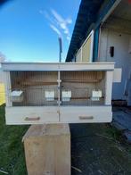 2 Broedkooien  drinkbakken en voerbakken., Dieren en Toebehoren, Vogels | Hokken en Kooien, Ophalen, Zo goed als nieuw, Hout, Broedkooi of Kweekkooi