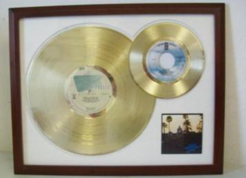 Gouden plaat actie LP Kerst Goud Elvis Beatles Queen Marley beschikbaar voor biedingen