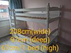 Gratis Stapelbed - Ophalen voor 11 aug 2025!, Huis en Inrichting, Ophalen, Gebruikt, Tweepersoons, Minder dan 160 cm