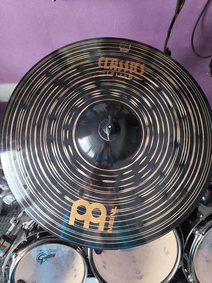 Meinl Classic Custom 18" Dark Crash - Zo goed als nieuw!, Muziek en Instrumenten, Instrumenten | Onderdelen, Zo goed als nieuw