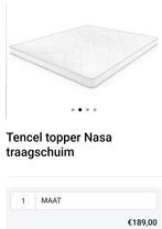 1persoons Traagschuim topper  80 X 200 X 12 cm prijs verlaag, Eenpersoons, Ophalen of Verzenden, Zo goed als nieuw, 80 cm