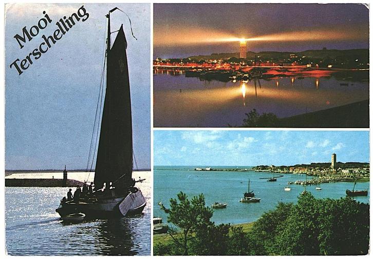 908117	Terschelling	 	Gelopen met postzegel, Verzamelen, Ansichtkaarten | Nederland, Gelopen, Waddeneilanden, Ophalen of Verzenden