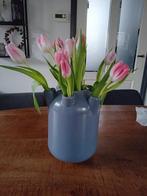 Tulpenvaas van HEMA lavendel blauw, Ophalen, Blauw, Aardewerk of Porselein, Zo goed als nieuw