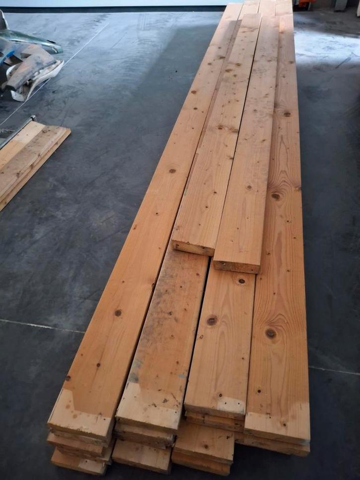 Houten Balken + Balkdragers - Overkapping, Meubels, Doe-het-zelf en Verbouw, Hout en Planken, Gebruikt, Balk, Overige houtsoorten
