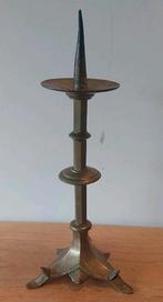 Antieke kandelaar 19e eeuw Renaissance, Antiek en Kunst, Antiek | Kandelaars, Ophalen of Verzenden, Koper of Brons