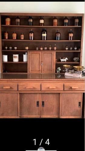 Apothekerskast / buffetkast, Huis en Inrichting, Kasten | Buffetkasten, Zo goed als nieuw, 200 cm of meer, 50 tot 100 cm, 50 tot 75 cm