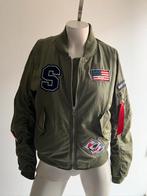 Selfie 22 jas met embleems maat m, Kleding | Dames, Jassen | Zomer, Maat 38/40 (M), Verzenden, ., Zo goed als nieuw
