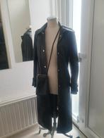 Zara zwarte trenchcoat/lange/midi 36/38 vegan jas, Kleding | Dames, Ophalen of Verzenden, Zo goed als nieuw, Maat 36 (S)
