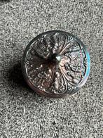 Vintage Sigarettenpotje met Asbak, Ophalen of Verzenden, Zilver