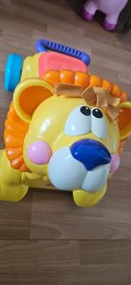 Fisher price leeuw loop/zit wagen, Ophalen of Verzenden, Gebruikt, Overige typen