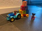 Duplo tractor en kar met fruit, Ophalen, Zo goed als nieuw, Duplo