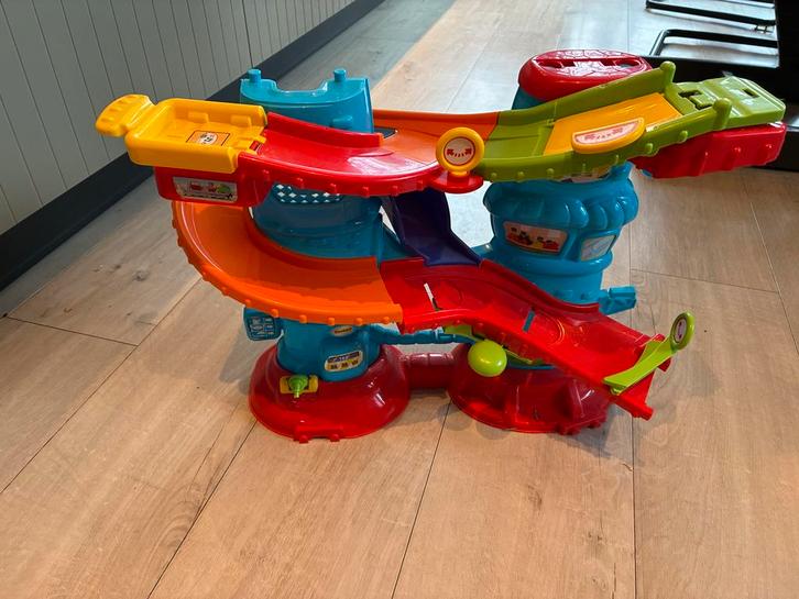 VTech Toet Toet Auto baan + auto's, Kinderen en Baby's, Speelgoed | Vtech, Gebruikt, Ophalen