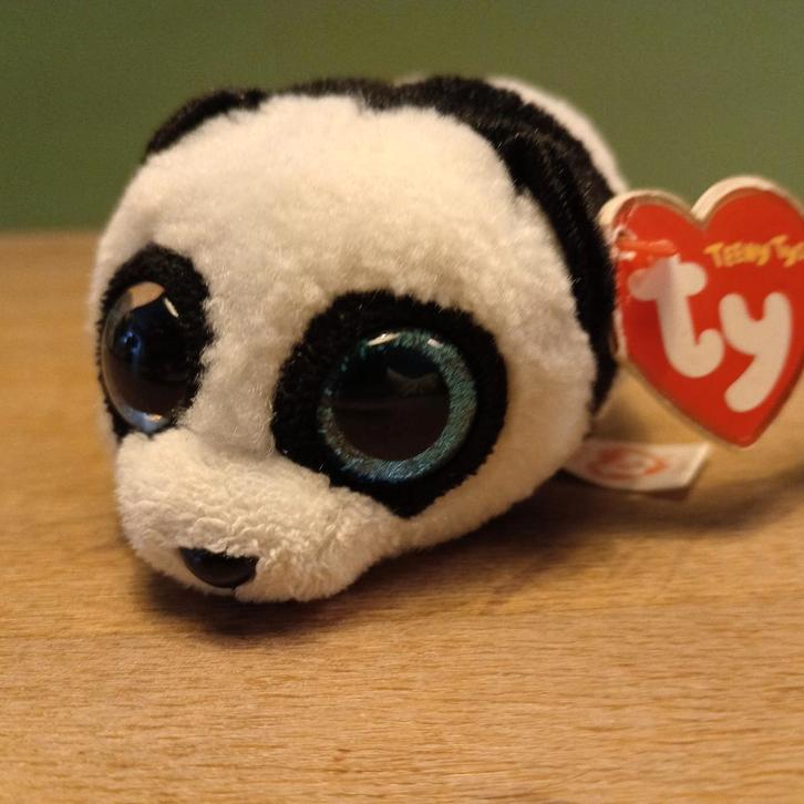 Ty knuffel teeny ty panda puck, Kinderen en Baby's, Speelgoed | Knuffels en Pluche, Zo goed als nieuw, Overige typen, Ophalen