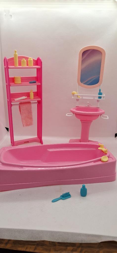 Barbie so much to do Bathroom / badkamer | 1995, Verzamelen, Poppen, Gebruikt, Accessoires, Ophalen of Verzenden