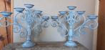 2 superleuke brocante metalen kandelaars, Ophalen