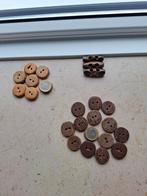 Houten knopen alles samen 1 euro, Ophalen of Verzenden, Gebruikt