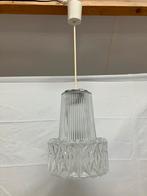 Glashütte Limburg kristal glazen vintage hanglamp met prisma, Huis en Inrichting, Lampen | Hanglampen, Ophalen of Verzenden, Gebruikt