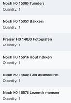 38 Modelbouw figuren, Ophalen, Nieuw, 1:50 of kleiner, Figuur of Figuren