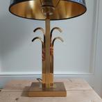 Vintage Regency tafellamp lamp messing Deknudt ?, Kunststof, Gebruikt, Ophalen of Verzenden
