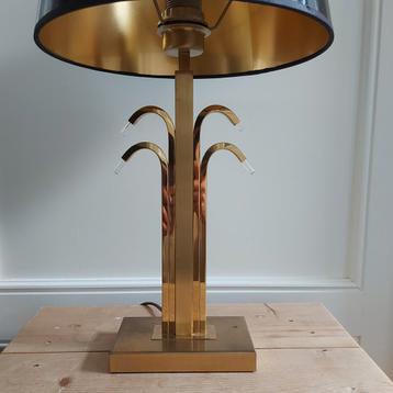 Vintage Regency tafellamp lamp messing Deknudt ?