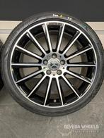 19” originele Mercedes C W205 AMG velgen + banden breedset, 19 inch, Gebruikt, Banden en Velgen, Ophalen of Verzenden