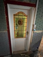 Glas in lood deur met Hovenier afbeelding - Uniek!, Ophalen