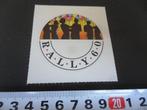 sticker RALLY 60 *, Verzamelen, Stickers, Ophalen, Zo goed als nieuw, Bedrijf of Vereniging
