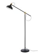 Staande lamp Ranarp - zwart IKEA, Huis en Inrichting, Lampen | Vloerlampen, Ophalen, Gebruikt, Vintage/industrieel, Metaal