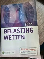 Belastingwetten 2016, Gelezen, Overige wetenschappen, Wolters Kluwer, Verzenden