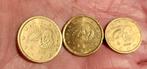 10, 20, 50 euro cent Espana, Spanje, 1999,, Postzegels en Munten, Munten | Europa | Euromunten, Ophalen of Verzenden, Frankrijk