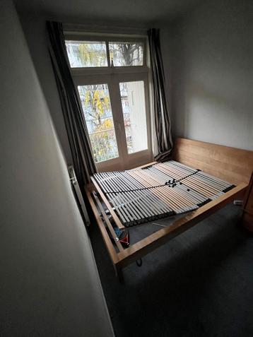 IKEA houten bed 140x200 met matras & verstelbare lattenbodem - afbeelding 4