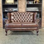 Chesterfield Sint James 2-zits - Antiek Bruin, Ophalen, Klassiek, 150 tot 200 cm, Tweepersoons