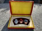 Chinees Opera Masker Set in Doos, Antiek en Kunst, Ophalen of Verzenden