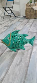 Groene vis met vakje voor waxinelichtje, Huis en Inrichting, Woonaccessoires | Overige, Ophalen of Verzenden, Nieuw