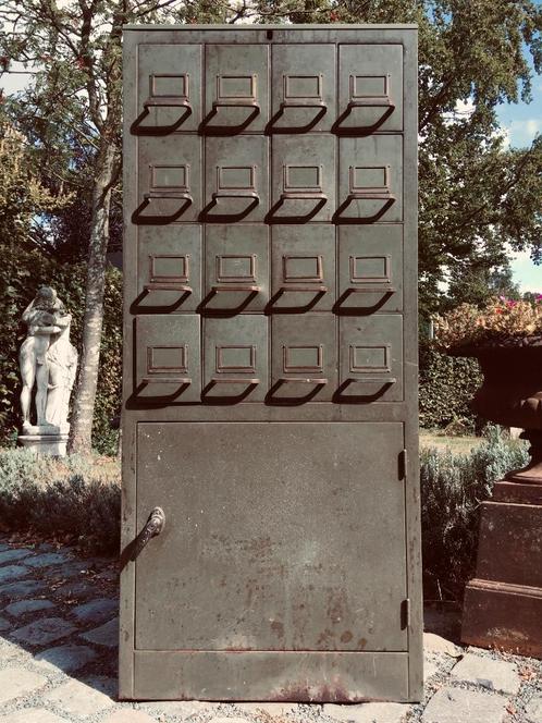 Vintage industriële ladekast, Huis en Inrichting, Kasten | Ladekasten, Gebruikt, Metaal, 5 laden of meer, Ophalen