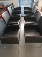 8 eetkamerstoelen met wieltjes en armleuning, Huis en Inrichting, Stoelen, Ophalen, Gebruikt, Vijf, Zes of meer stoelen