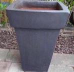 Hoge bloempotten tuinpoten 48-50cm diverse rechthoekig, 25 tot 40 cm, Gebruikt, Terracotta, Rechthoekig