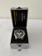 TW Steel Renault F1 Team Pilot Black TW 672 horloge nieuw., Overige merken, Leer, Staal, Polshorloge
