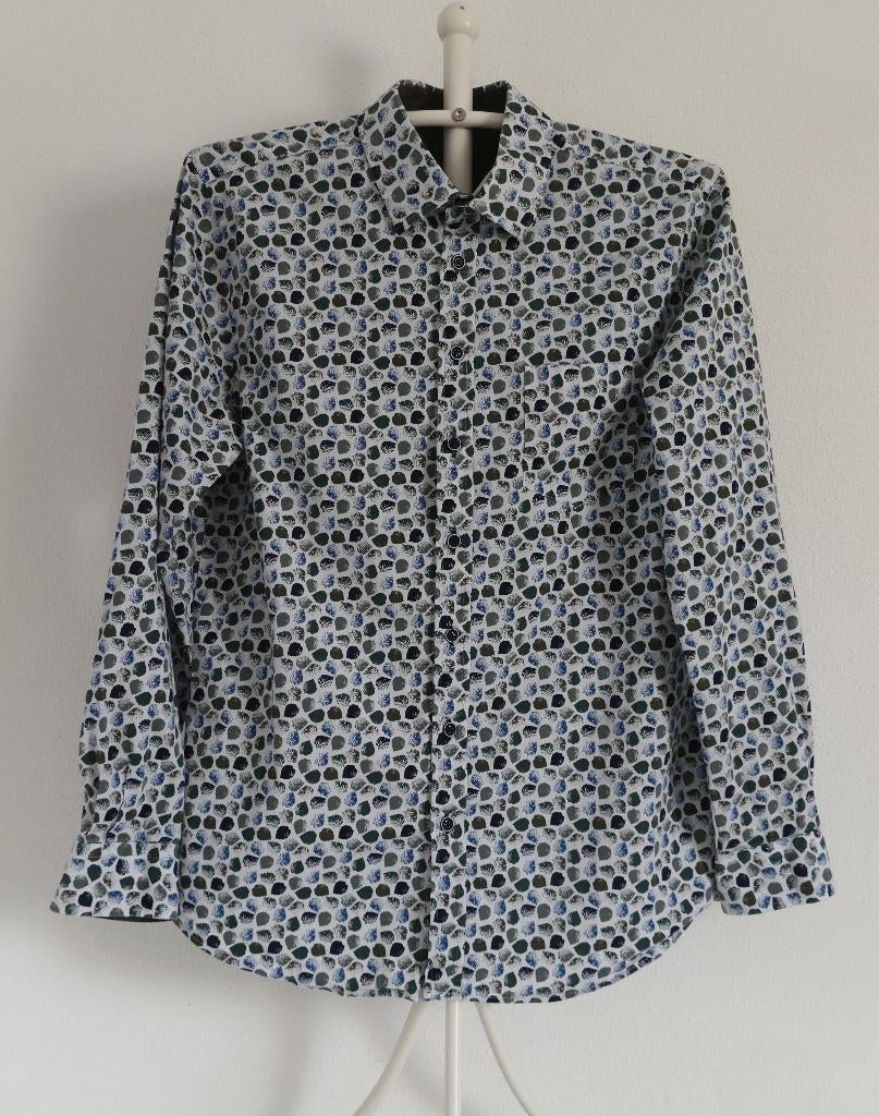 Overhemd/shirt/blouse, Marco Manzini (M.M.Z.), als nieuw, M, M.M.Z., Overige kleuren, Zo goed als nieuw, Halswijdte 39/40 (M)