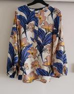 ZARA blouse met bloemenprint mt. L, Overige kleuren, Verzenden, Zara, Maat 42/44 (L)