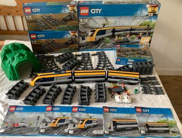 Z.g.a.n.: LEGO City Treinen Passagierstrein 60197 + 60295 + beschikbaar voor biedingen
