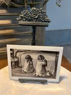 Oude brocante standaard voor foto of kaart, Antiek en Kunst, Ophalen of Verzenden