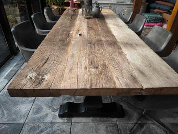 Zgan eettafel Kloostertafel erg robuust stoer sober 260cm  beschikbaar voor biedingen