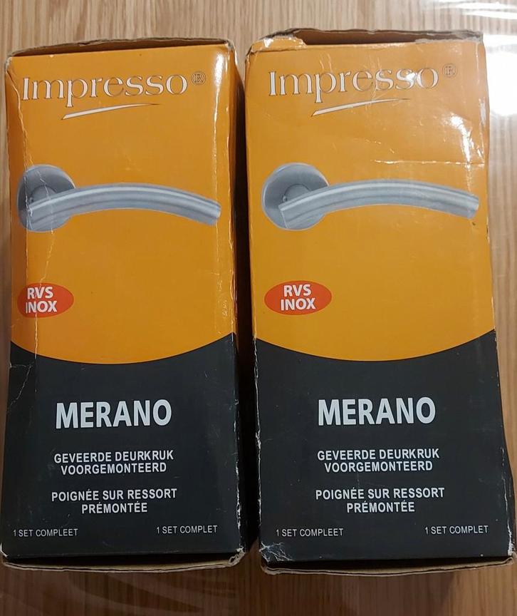 Impresso Merano deurkruk, Doe-het-zelf en Verbouw, Overige Doe-het-zelf en Verbouw, Nieuw, Ophalen of Verzenden