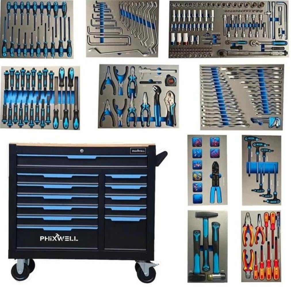 Gereedschap wagens Metallo Apex nieuw werkplaats  auto krik, Doe-het-zelf en Verbouw, Ophalen, Gevuld, Nieuw